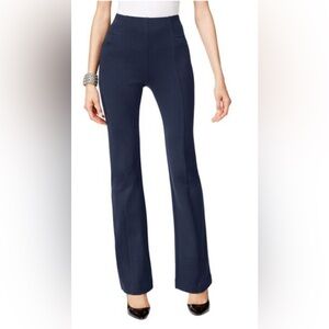 Women's Navy Flared Pants